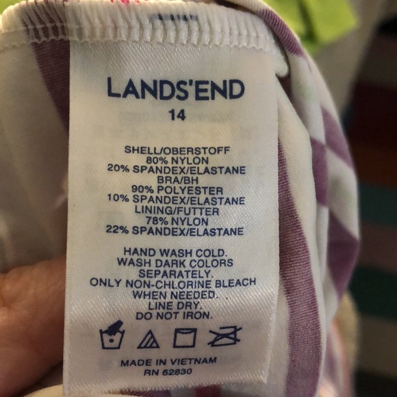Lands End Tankini, size 14 - Picture 9 of 13